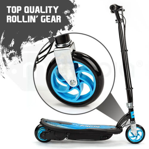 BULLET ZPS 6 Inch Kids Electric Scooter 140W 15km Children Ride On Toy Rechargeable Battery Blue