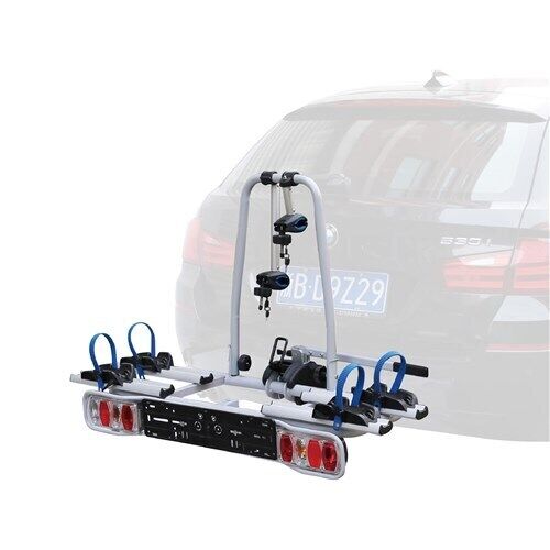 Bicycle EBike Bike Escooter Car Rack - Tow Ball - 2 Bike - With Lights  2" Hitch Tow Bar - for 20"-29" MTB 700C Road Bikes